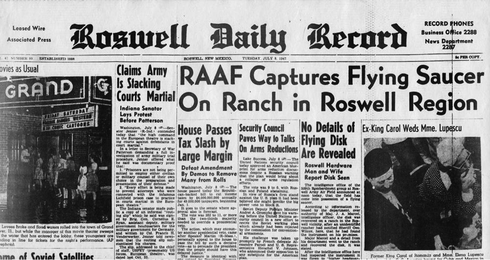 Mi is történt pontosan? 70 éves minden idők legrejtélyesebb UFO-észlelése, a világhírű Roswell!